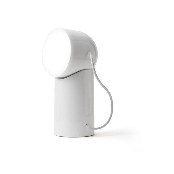 Bílá LED stolní lampa (výška 14 cm) Orbe – Lexon-image-4