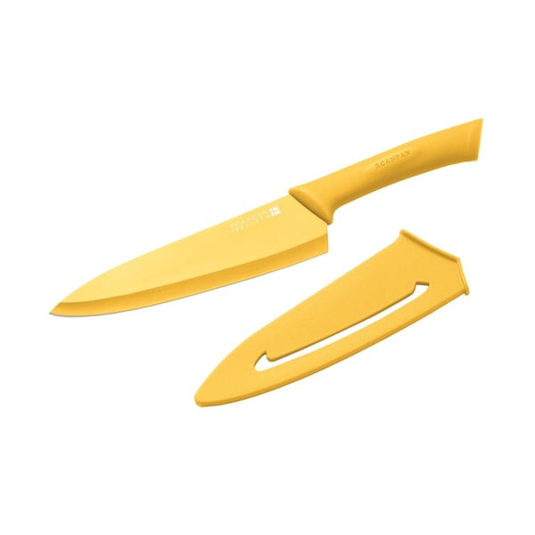 Kuchyňský nůž, 18 cm, žlutý