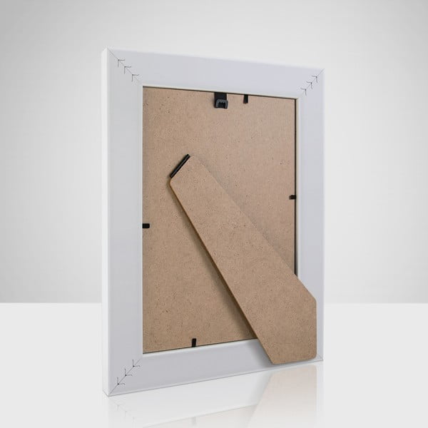 Bílý plastový rámeček 21x26 cm  -image-1