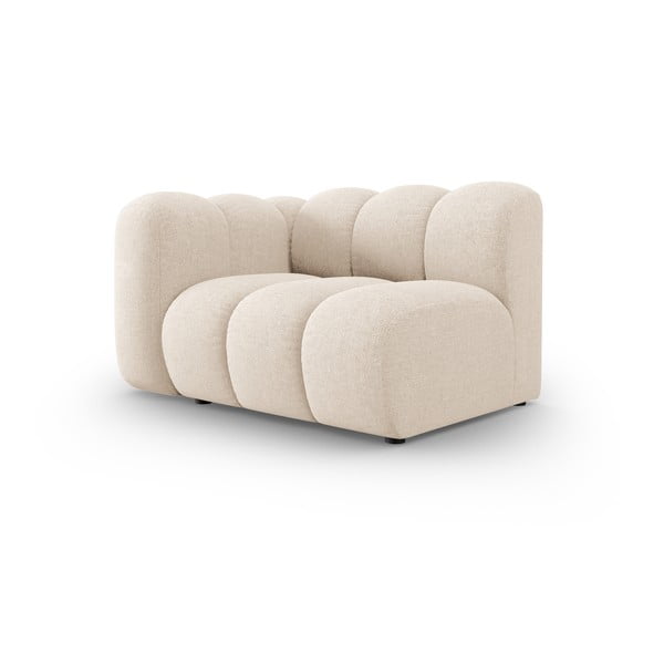 Krémový modul pohovky (levý roh) Lupine – Micadoni Home-image-2
