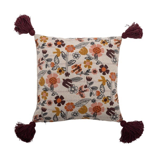 Dekorační polštář s příměsí bavlny 45x45 cm Vivielle – Bloomingville