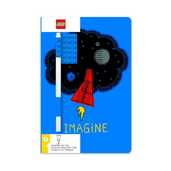 Sada zápisníku a pera LEGO® Imagine