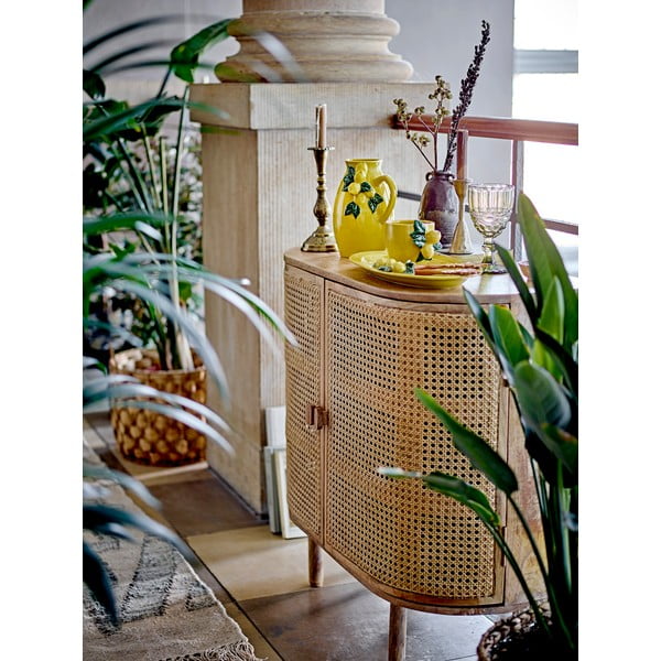 Hnědá ručně vyrobená váza z kameniny Reina – Bloomingville-image-3