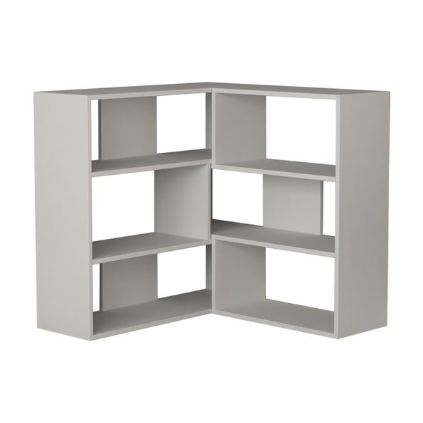 Bílá rohová knihovna Molly N 3 White