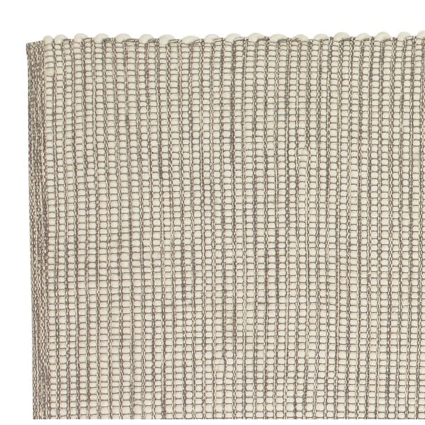 Světle šedý oboustranný ručně tkaný koberec s příměsí vlny 200x300 cm Poppy – Hübsch-image-4