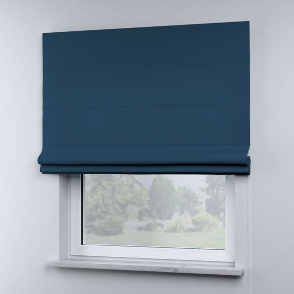 Modrá římská roleta 170x160 cm Cotton Story - Yellow Tipi-image-1