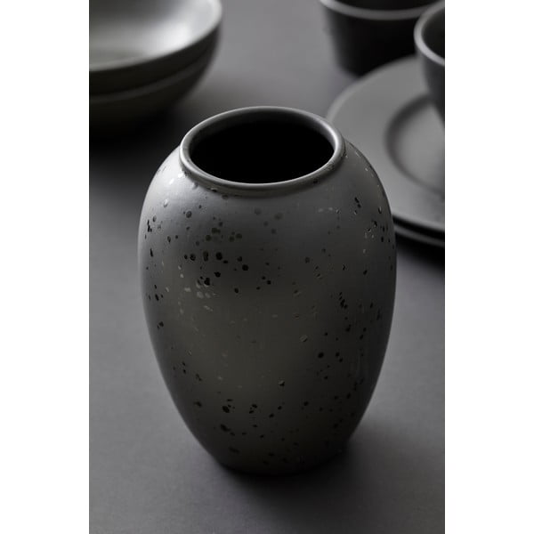 Černá váza z kameniny (výška 20 cm) Gastro  – Bitz-image-2
