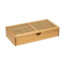 Bambusový koupelnový organizér Wenko Allegre, 28 x 6 cm