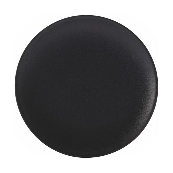 Černý keramický dezertní talíř Maxwell & Williams Caviar, ø 20 cm