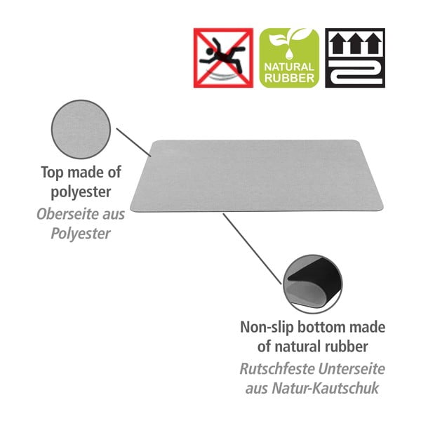 Šedá koupelnová předložka 50x80 cm – Wenko-image-4