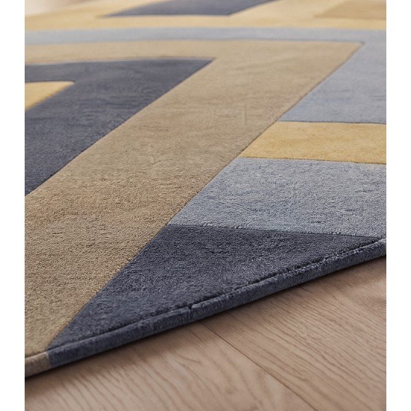 Šedo-žlutý koberec Asiatic Carpets Reef Big Zig, 160 x 230 cm-image-2