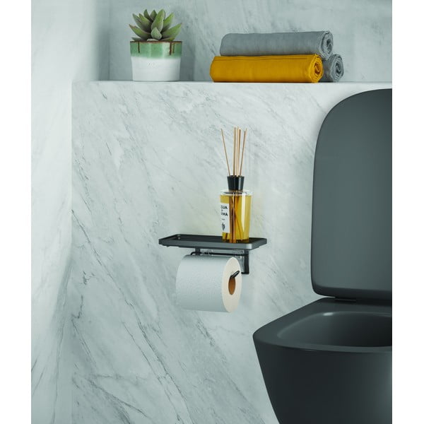 Samodržící držák na toaletní papír z nerezové oceli Origin Lava – Metaltex-image-1