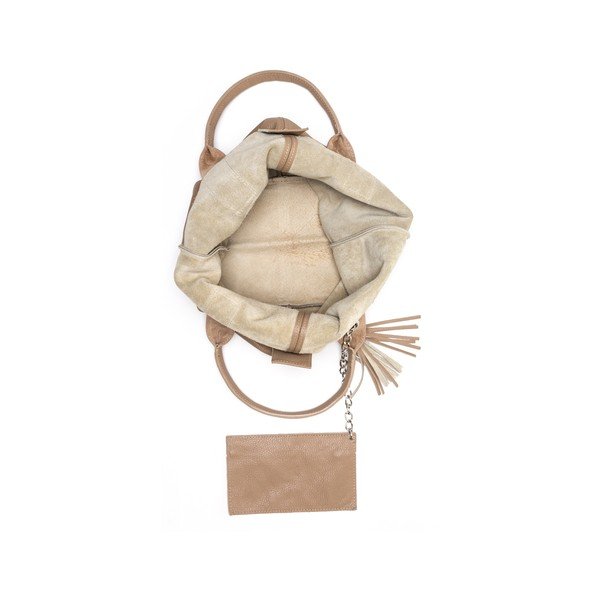 Kožená kabelka Anna Luchini 187 Fango-image-3