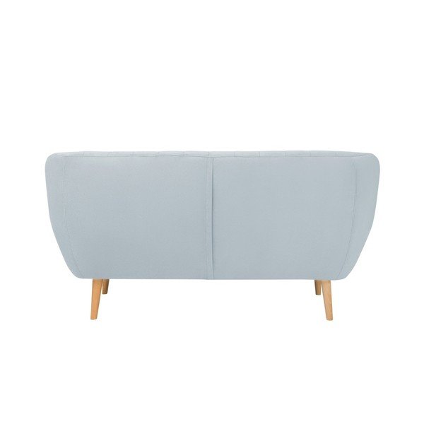 Světle modrá sametová pohovka Mazzini Sofas Sardaigne, 158 cm-image-3
