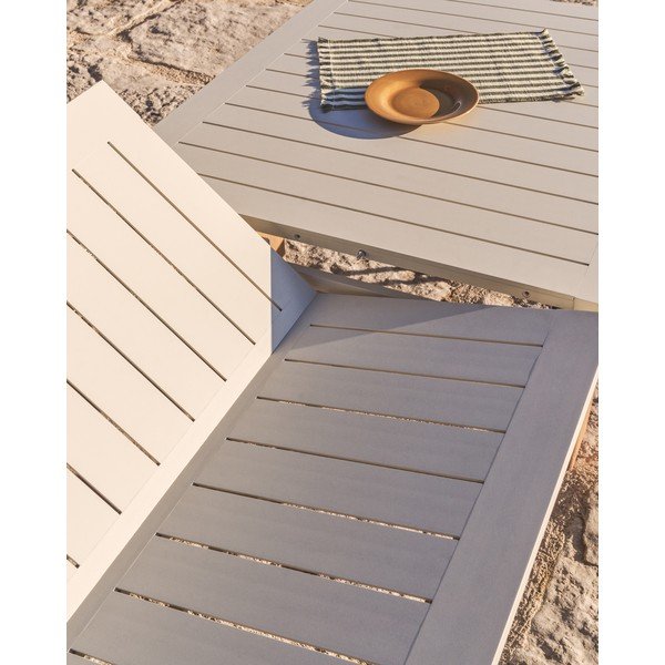 Kovový zahradní jídelní stůl 100x233 cm Livorno – Kave Home-image-3