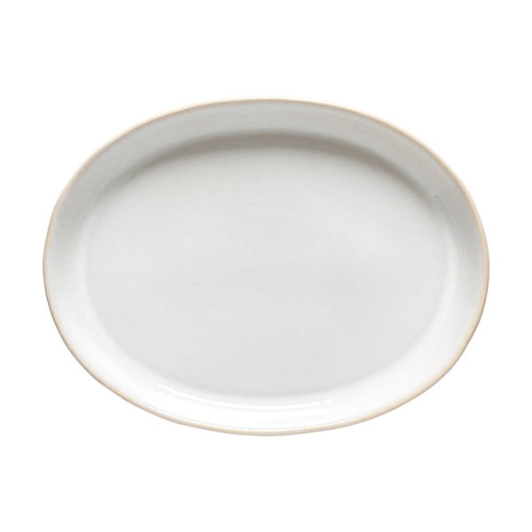 Bílý kameninový servírovací talíř Costa Nova Roda, 34 x 24,7