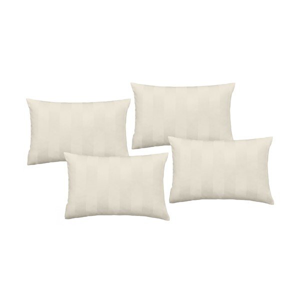 Saténové povlaky na polštáře v sadě 4 ks 75x50 cm So Soft Satin Stripe – Catherine Lansfield