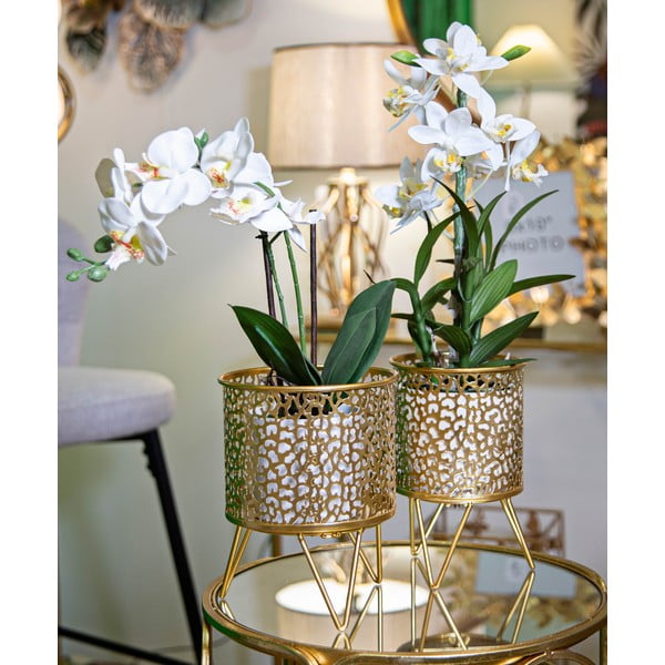 Kovové stojany na květiny v sadě 2 ks ø 16 cm (výška 20 cm) Piny – Mauro Ferretti-image-1