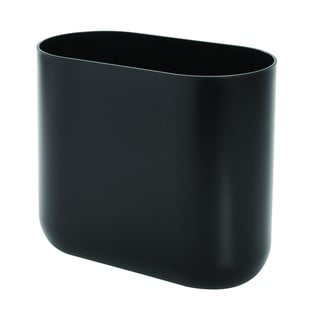 Černý odpadkový koš iDesign Cade, 6,5 l