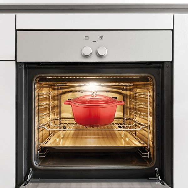 Hrnec s pokličkou s nepřilnavým povrchem na indukci 4.7 l Bordeaux – Tescoma-image-1