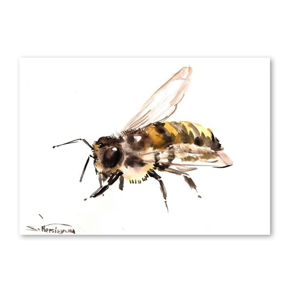 Autorský plakát Bee od Surena Nersisyana, 30 x 21 cm