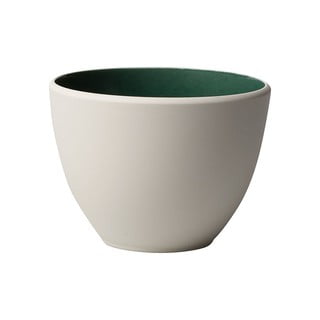 Bílo-zelený porcelánový šálek Villeroy & Boch Uni, 450 ml