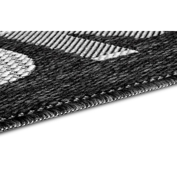 Antracitově šedá rohožka Hanse Home Weave Smiley Welcome, 50 x 80 cm-image-3