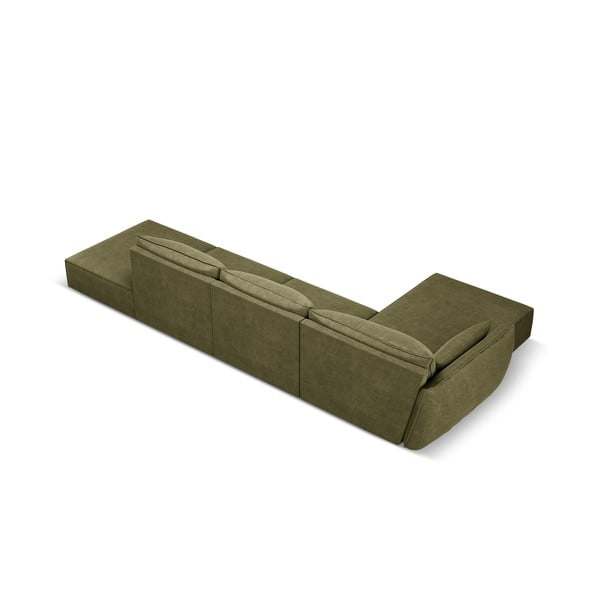 Zelená rohová pohovka (levý roh) Vanda – Mazzini Sofas-image-3
