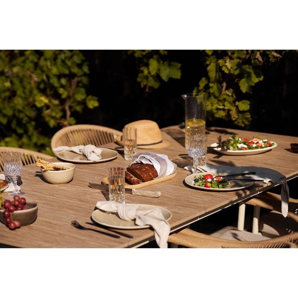 Béžové talíře v sadě 4 ks z kameniny ø 27 cm Viola – House Nordic-image-4