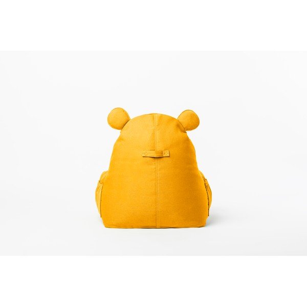 Hořčicově žlutý dětský sedací vak The Brooklyn Kids Hippo-image-2