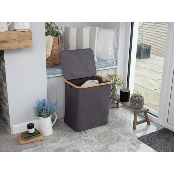 Látkový koš na prádlo 70 l Bamboo – Addis-image-1