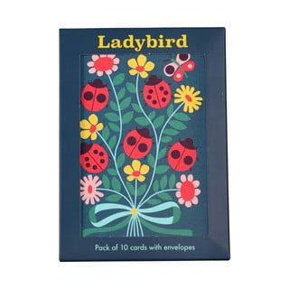 Přání v sadě 10 ks Ladybird – Rex London