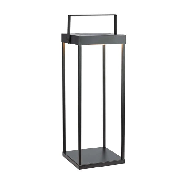 Černá venkovní solární LED lucerna na USB (výška 53 cm) Pure – Markslöjd