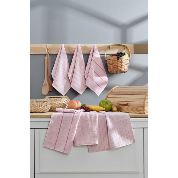 Bavlněné utěrky v sadě 6 ks 30x50 cm Sofya – Foutastic-image-2