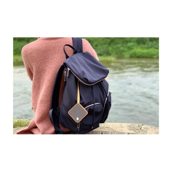 Hnědý bluetooth reproduktor Gingko Square-image-4