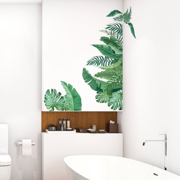 Samolepka na zeď 60x90 cm Tropical Leaves – Ambiance-image-3