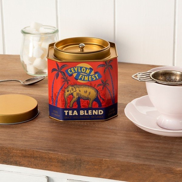 Kovová dóza na sypaný čaj Ceylon Finest – Rex London-image-1