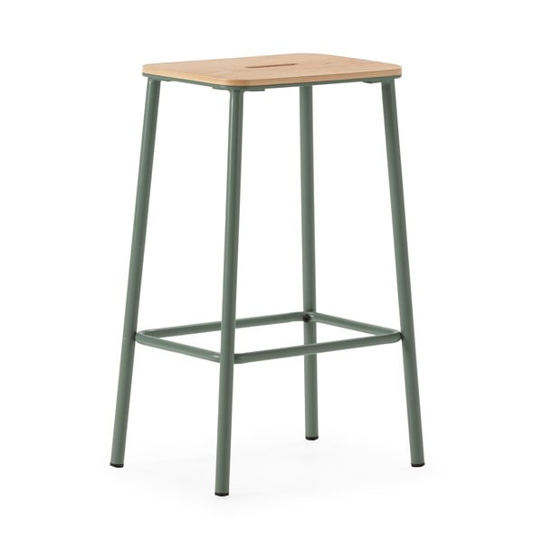 Zelené barové židle v sadě 2 ks (výška sedáku 65 cm) Abba – Marckeric