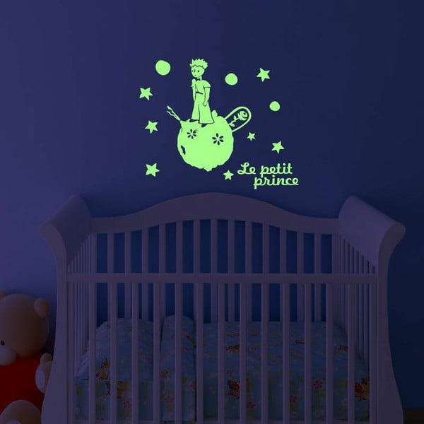 Ve tmě svítící samolepka Ambiance Le Petit Prince-image-1