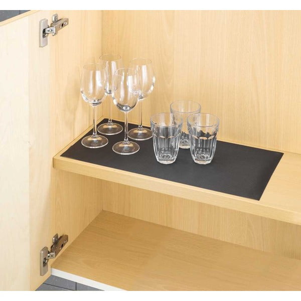 Černá protiskluzová podložka do zásuvky Wenko Anti Slip, 150 x 50 cm-image-4