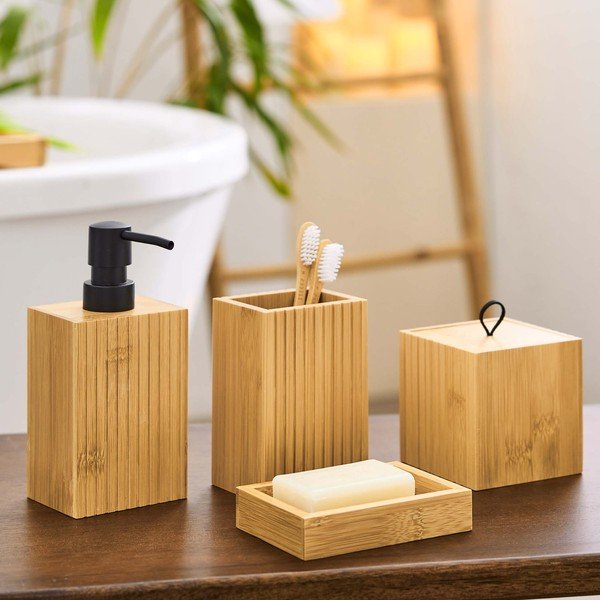 Bambusová mýdlenka v přírodní barvě Hanoi – douceur d'intérieur-image-1