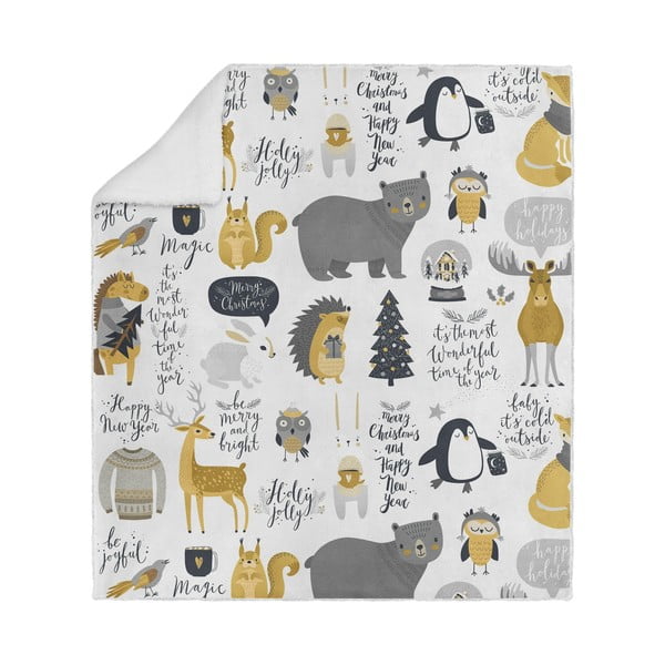 Bílá dětská deka 120x180 cm – Oyo home