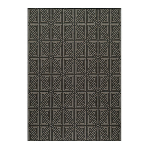 Černý koberec Nourison Baja Rallo, 290 x 201 cm