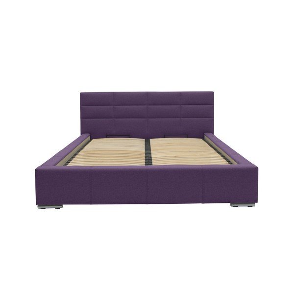 Fialová dvoulůžková postel Mazzini Beds Reve, 160 x 200 cm-image-3