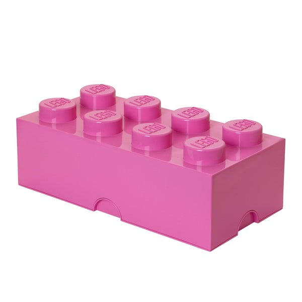 Růžový úložný box LEGO®