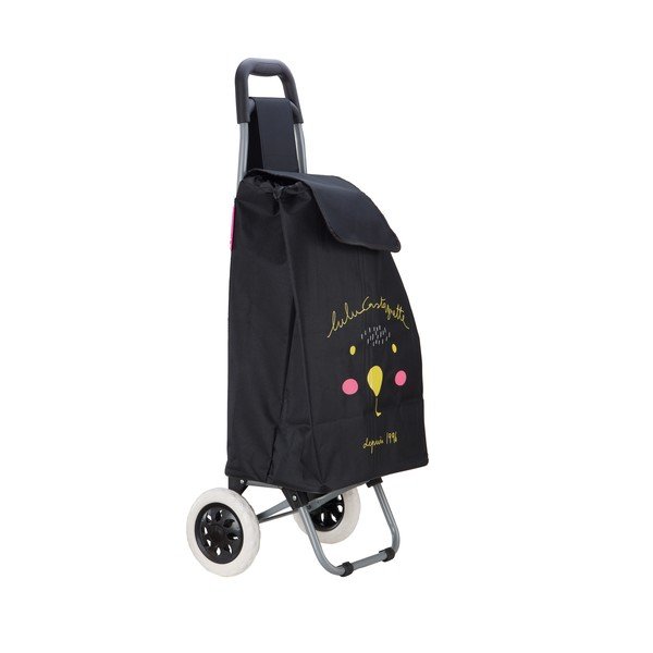 Černá nákupní taška na kolečkách Lulucastagnette Cosette, 37 l-image-3
