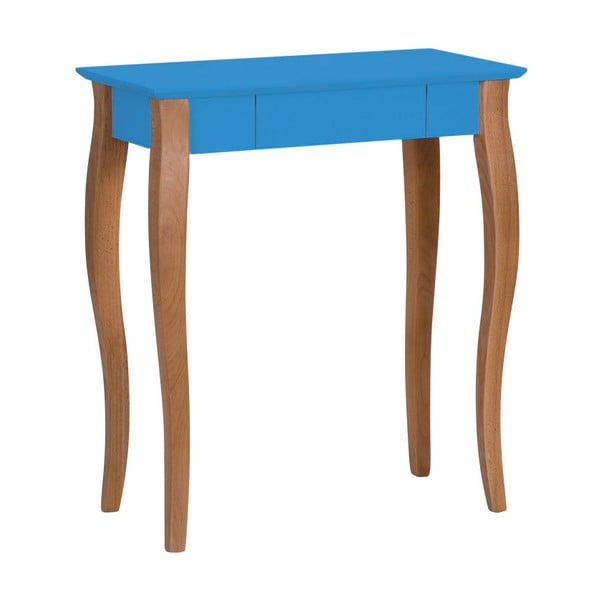 Modrý psací stůl Ragaba Lillo, šířka 65 cm
