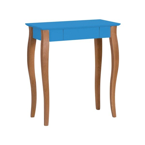 Modrý psací stůl Ragaba Lillo, šířka 65 cm