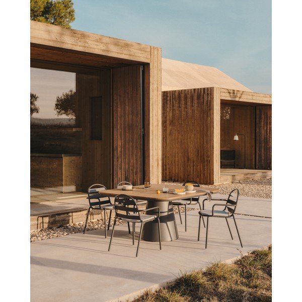 Zahradní jídelní stůl 148x148 cm Tudons – Kave Home-image-1