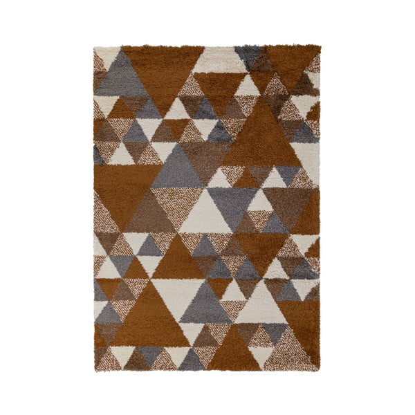 Oranžovo-šedý koberec Flair Rugs Nuru, 120 x 170 cm